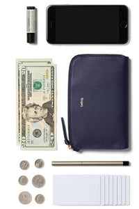 Leather Pocket Wallet - Helene Clarkson Design