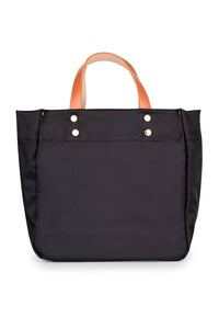 Nylon Travel Tote with Leather Accents - Helene Clarkson Design