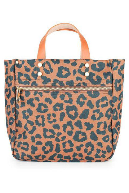Nylon Travel Tote with Leather Accents - Helene Clarkson Design