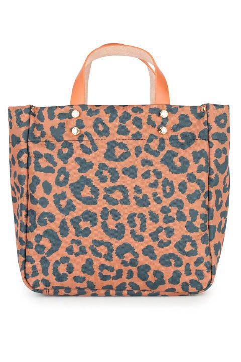 Nylon Travel Tote with Leather Accents - Helene Clarkson Design