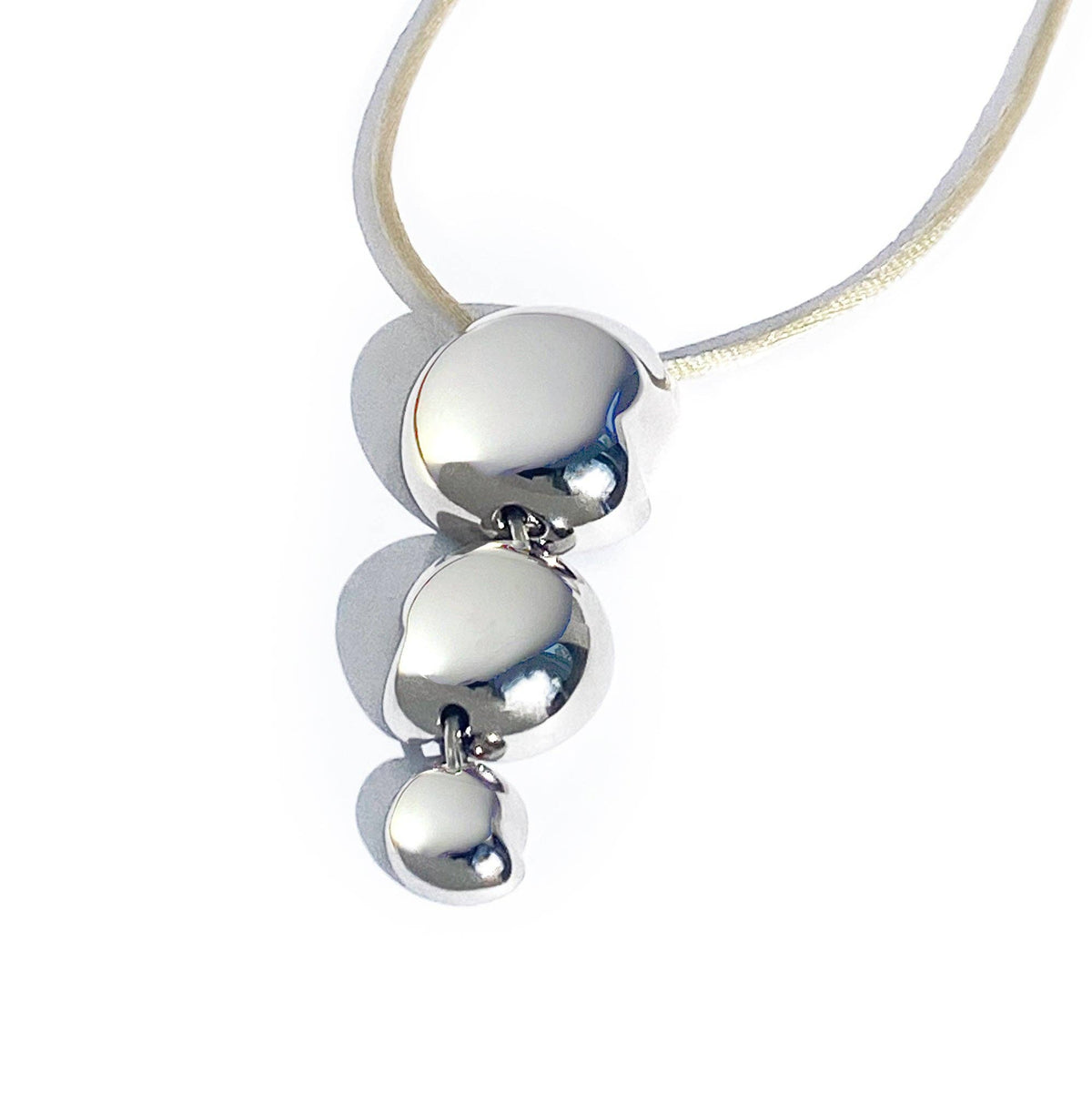 Gisele Tie Necklace - Silver