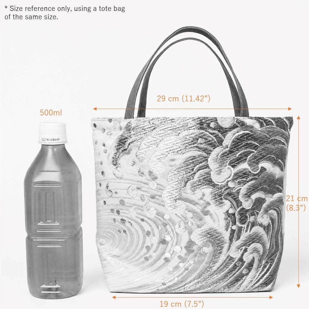 One-of-a-Kind Kikkō Chrysanthemum Vintage Obi Silk Tote