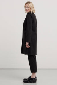 Cassidy Reversible Rain Coat - Black/Charcoal - Helene Clarkson Design