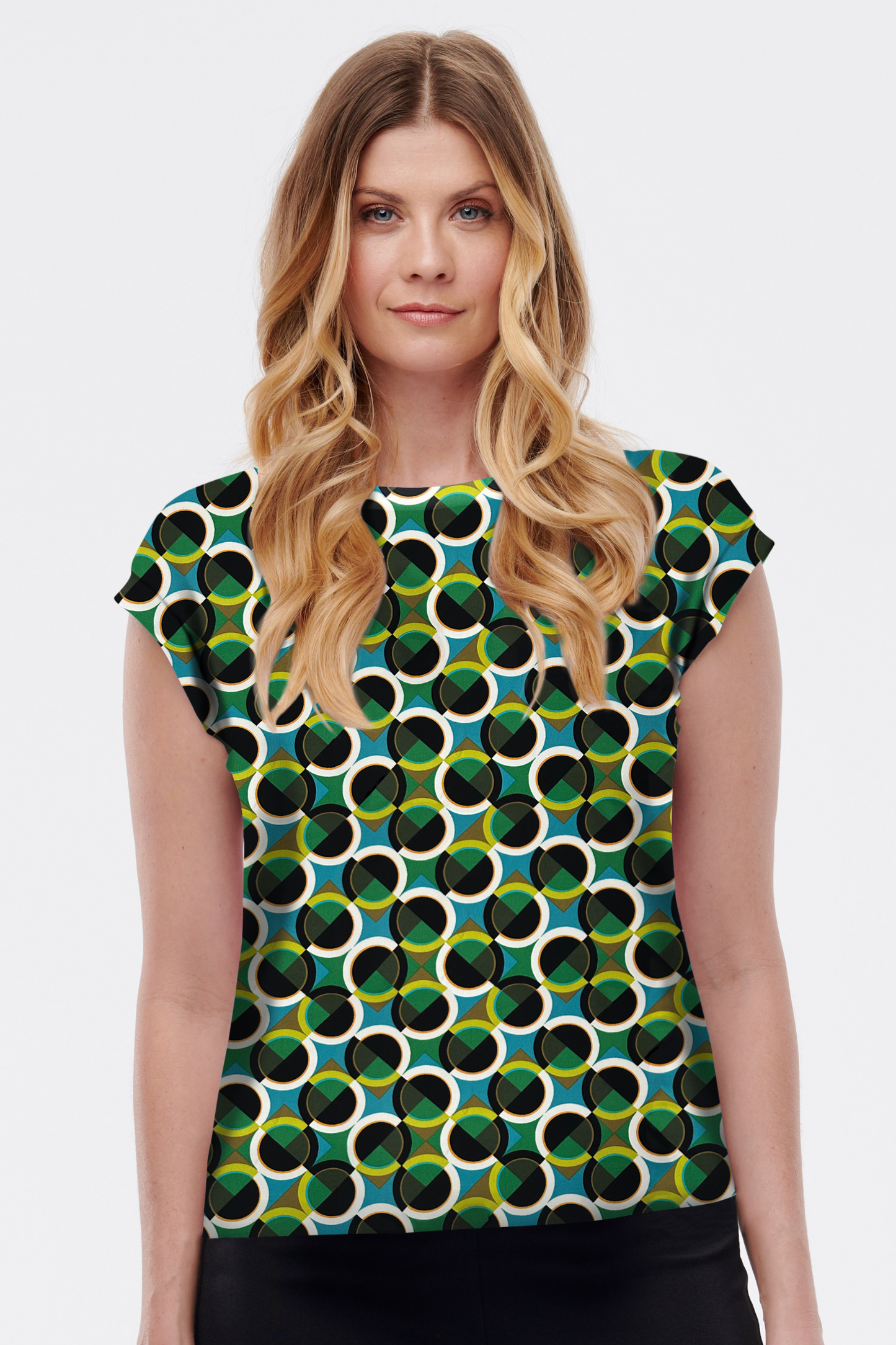 Ada Reversible Top – Wrinkle-Free Jersey Knit - Helene Clarkson Design