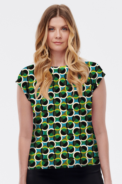 Ada Reversible Top – Wrinkle-Free Jersey Knit - Helene Clarkson Design