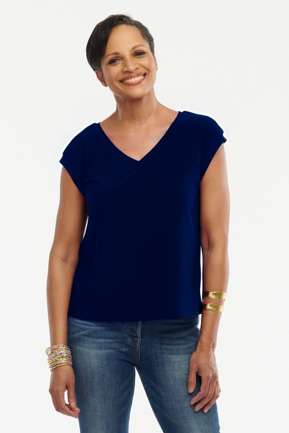 Ada Reversible Top – Wrinkle-Free Jersey Knit - Helene Clarkson Design