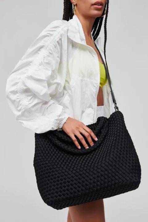 Sky's The Limit - Medium Woven Neoprene Tote - Helene Clarkson Design